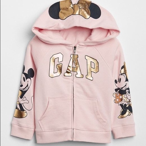 Other - 5/40 Deal  Minnie and Mickey Mouse pink hoodie